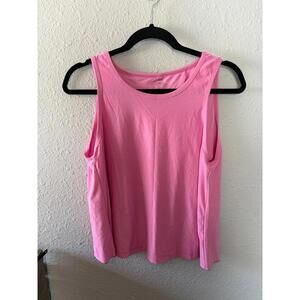 Beyond Yoga pink flowy back tank size S oversized fit